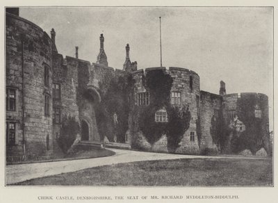 Chirk Castle, Denbighshire, säte för Mr Richard Myddleton-Biddulph av English Photographer