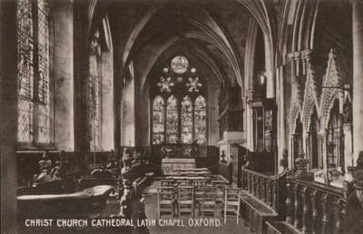 Christ Church Cathedral, Latin Chapel, Oxford (s/v foto) av English Photographer