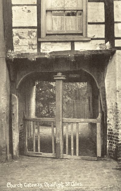 Church Gateway, Chalfont St Giles, Buckinghamshire (s/v foto) av English Photographer