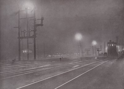 Clapham Junction på natten av English Photographer