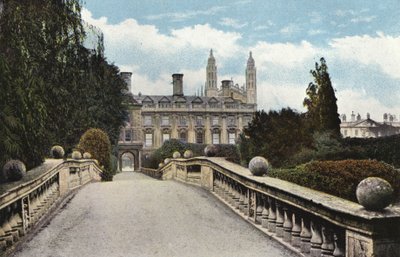 Clare College och Bridge av English Photographer