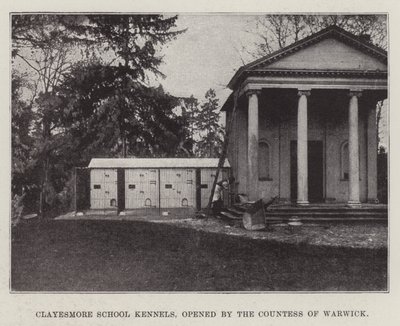 Clayesmore School, Kennels, öppnad av grevinnan av Warwick av English Photographer