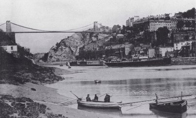 Clifton och Suspension Bridge (s/v foto) av English Photographer