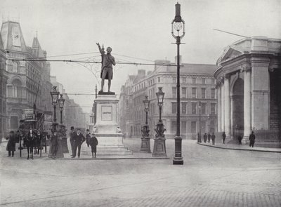 College Green, Dublin, med Grattan-statyn av English Photographer