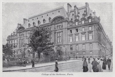 College of the Sorbonne, Paris (s/v foto) av English Photographer