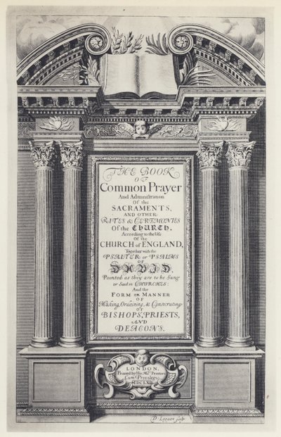 Common Prayer, HM:s skrivare 1662 (s/v foto) av English Photographer