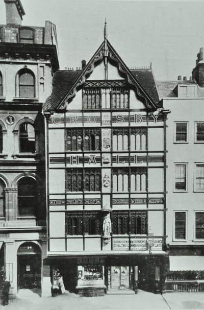 Crosby Hall, Bishopsgate, London, 1890 av English Photographer