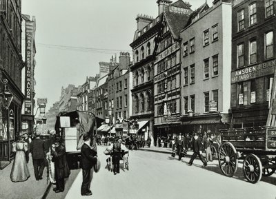 Crosby Hall, Bishopsgate: östra sidan, London, 1890 av English Photographer