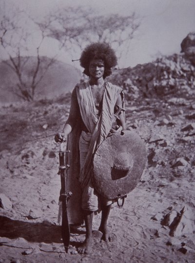 Dervisch Hademdowah krigare, Sudan av English Photographer
