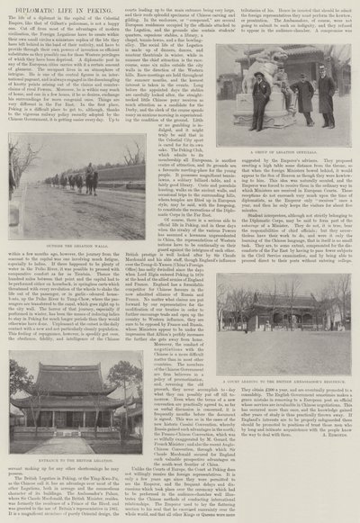 Diplomatiskt liv i Peking av English Photographer