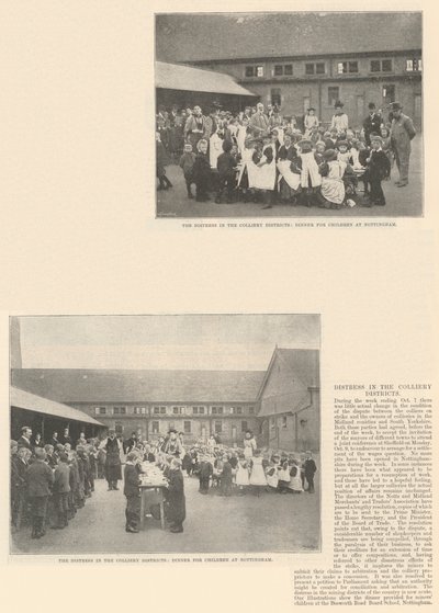Nöd i Colliery-distrikten av English Photographer