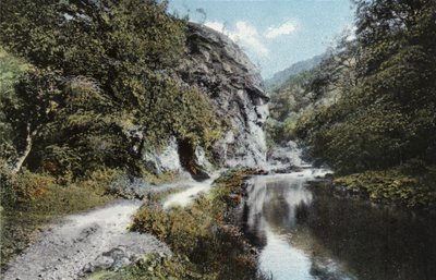 Dovedale, The Lion-faced Rock av English Photographer