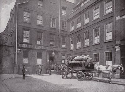Dr Johnsons hus, Gough Square, Fleet Street av English Photographer
