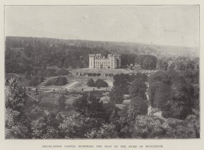 Drumlanrig Castle, Dumfries, säte för hertigen av Buccleuch av English Photographer
