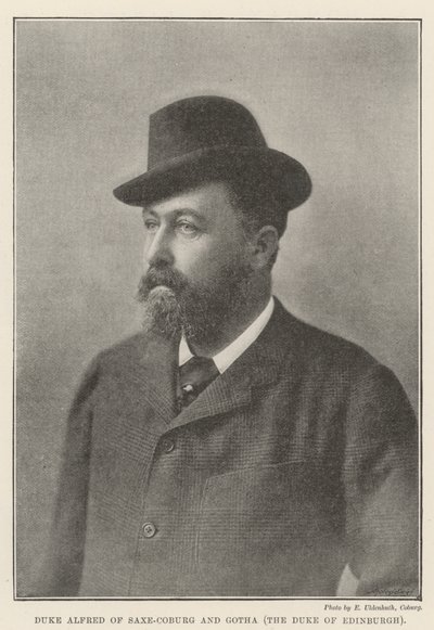 Hertig Alfred av Saxe-Coburg och Gotha, hertigen av Edinburgh av English Photographer