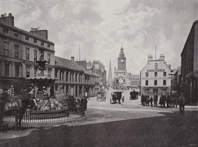 Dumfries, High Street av English Photographer