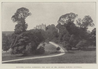 Dunster Castle, Somerset, säte för Mr George Fownes Luttrell av English Photographer