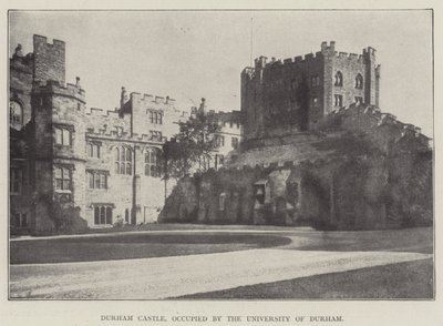 Durham Castle, ockuperat av University of Durham av English Photographer