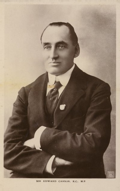 Edward Carson av English Photographer