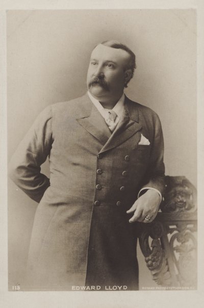 Edward Lloyd, engelsk tenor av English Photographer