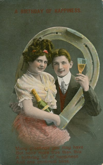Edwardian postkortswed av English Photographer