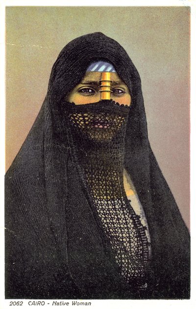 Egyptiska kvinnor (färgfoto) av English Photographer