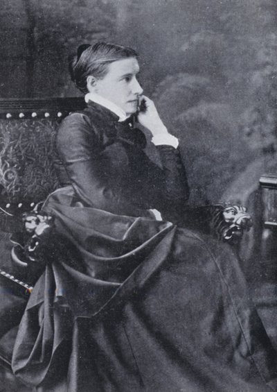 Elizabeth Stuart Phelps Ward (s/v foto) av English Photographer