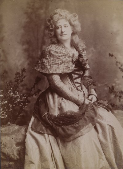 Ellen Terry som Clarisse i Robespierre, Lyceum Theatre av English Photographer