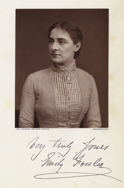 Emily Fowler (s/v foto) av English Photographer
