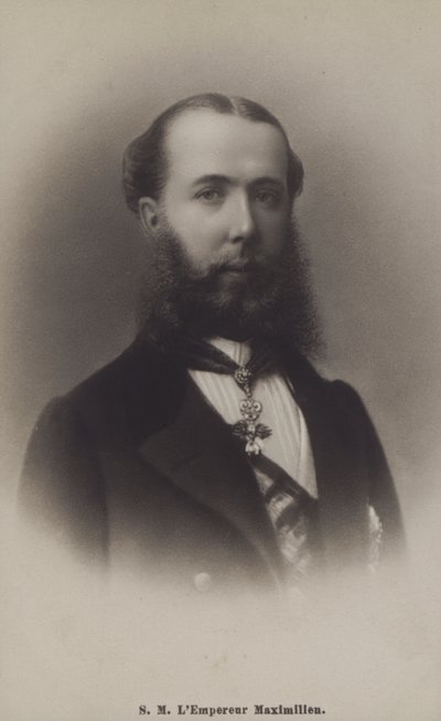 Kejsare Maximilien av Mexiko (s/w-foto) av English Photographer