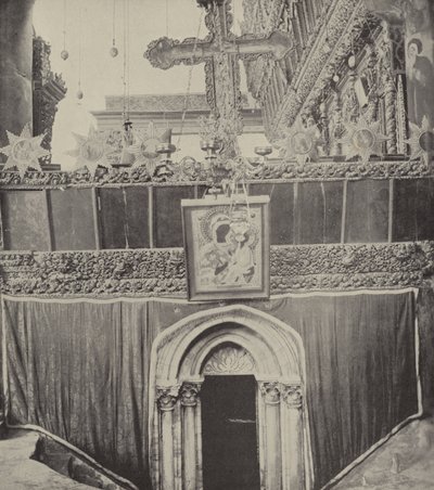 Ingång till grottan i Födelsekyrkan, i grannskapet där Boaz och Ruth träffades av English Photographer