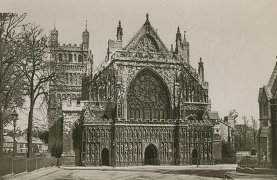 Exeter Cathedral, West Front av English Photographer