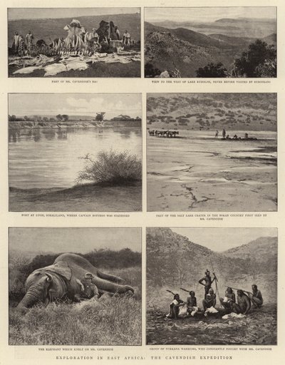 Utforskning i Östafrika, Cavendish Expeditionen av English Photographer