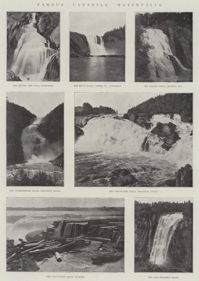 Berömda kanadensiska vattenfall av English Photographer