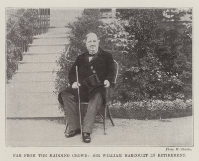 Långt från den galna folkmassan, Sir William Harcourt i pension av English Photographer