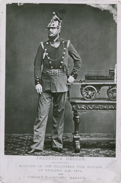 Frederick Hodges, grundare av Volunteer Fire Brigade of England av English Photographer