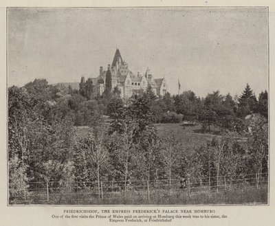 Friedrichshof, kejsarinnan Fredericks Palace nära Homburg av English Photographer