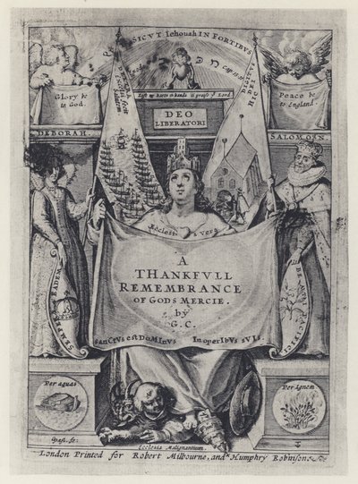 G Carleton, A Thankfull Remembrance, R Mylbourn och H Robinson 1624 (s/v foto) av English Photographer