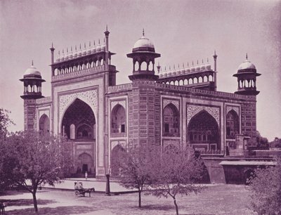 Porten till Taj, Agra av English Photographer