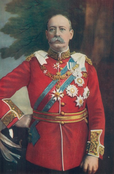 General Sir Francis Wallace Grenfell. Kovana o Melitaswed av English Photographer