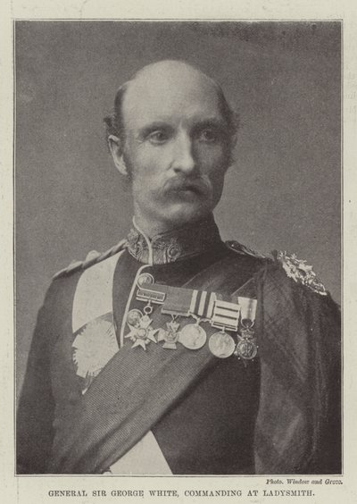 General Sir George White, befälhavande vid Ladysmith av English Photographer