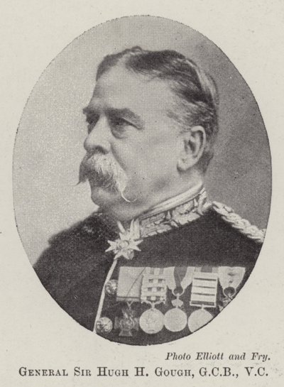 General Sir Hugh H Gough, GCB, VC av English Photographer