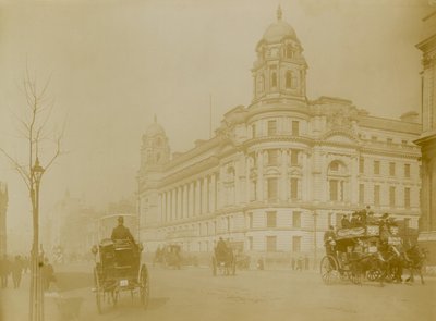 Allmän bild av det nya krigskontoret i Whitehall av English Photographer