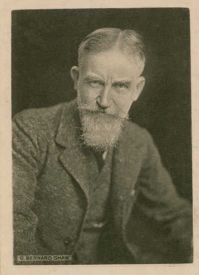 George Bernard Shaw, fotografi av English Photographer