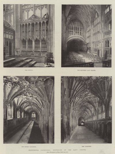 Gloucester Cathedral, återöppning av Lady Chapel av English Photographer