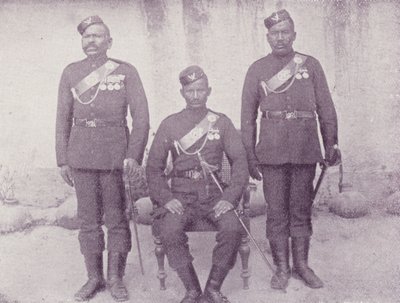 Goorkha officerare av English Photographer