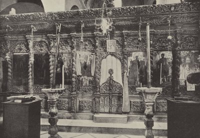 Grekiska kyrkan, Nazareth, nära St Marys Well av English Photographer