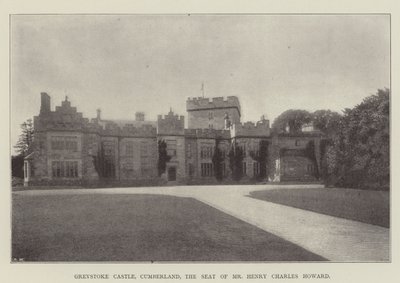 Greystoke Castle, Cumberland, säte för Mr Henry Charles Howard av English Photographer