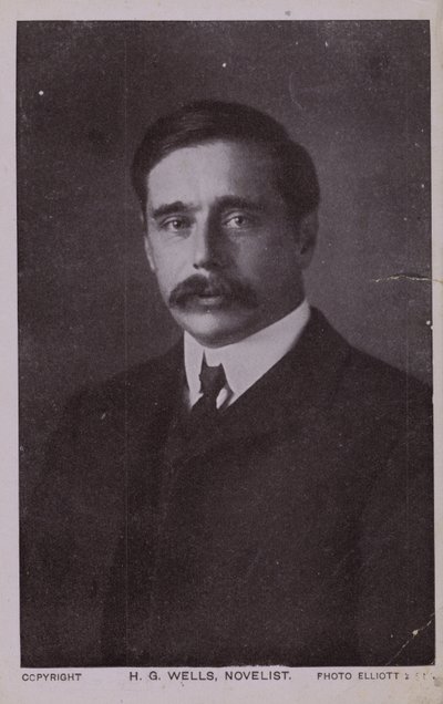 H G Wells (1866-1946), engelsk författare av English Photographer