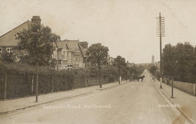 Hallowell Road, Northwood, nära London (s/v foto) av English Photographer